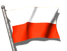 Powiewająca flaga Polski